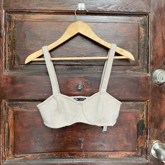 Zara Tops - Zara ribbed croptop